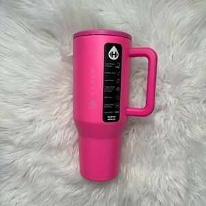 HydroJug 40oz Neon Pink Traveler Tumbler